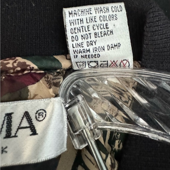 SUMMA (100% Silk)Men’s Vtg Italy Patterned Button Down Short Sleeve Shirt-Size M - Picture 3 of 10